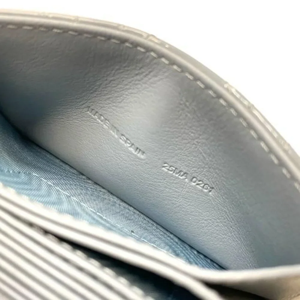 Christian Dior Lady Dior Jasmine Card Case Cannage Card Holder Patent Calfskin